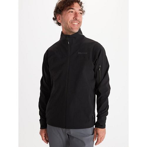 Marmot Alsek Softshell Jacket For Mens Black VPF152693